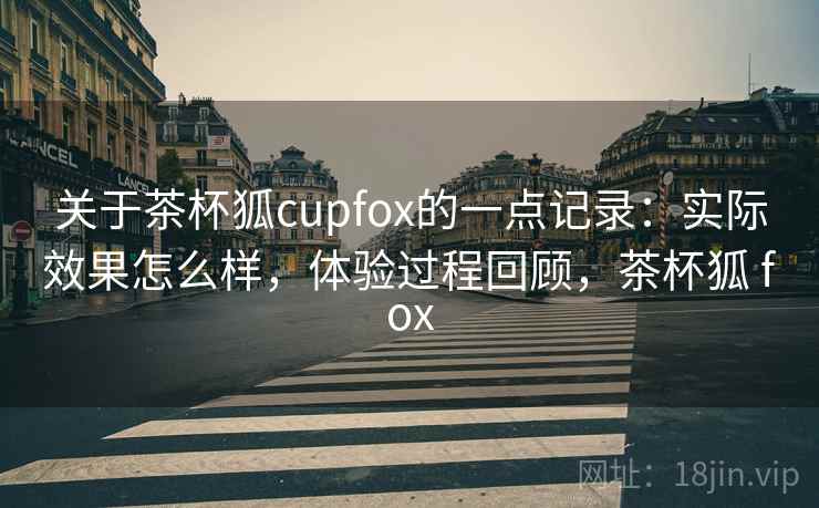 关于茶杯狐cupfox的一点记录：实际效果怎么样，体验过程回顾，茶杯狐 fox