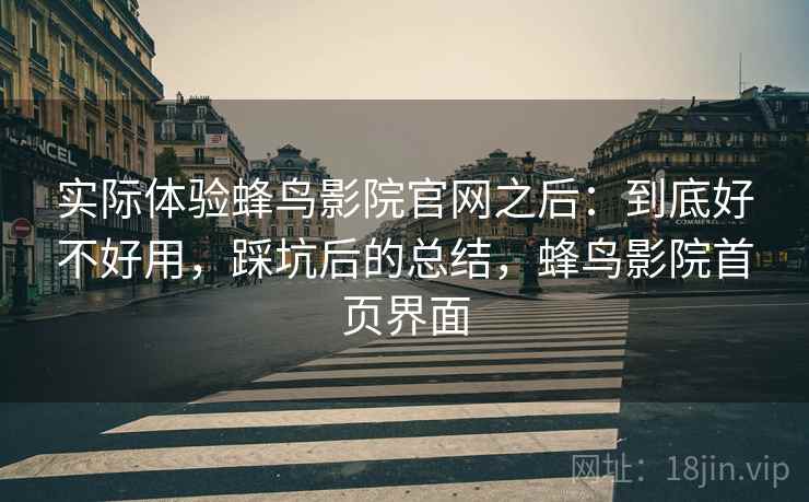 实际体验蜂鸟影院官网之后：到底好不好用，踩坑后的总结，蜂鸟影院首页界面