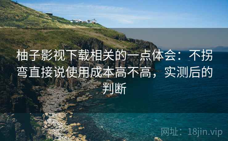 柚子影视下载相关的一点体会：不拐弯直接说使用成本高不高，实测后的判断