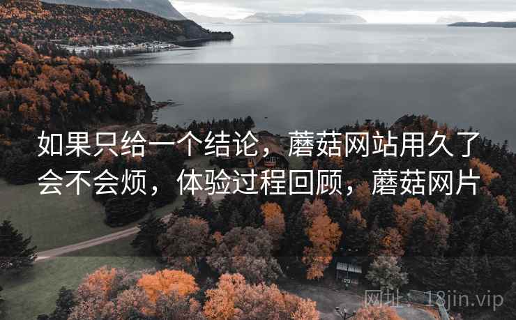 如果只给一个结论，蘑菇网站用久了会不会烦，体验过程回顾，蘑菇网片