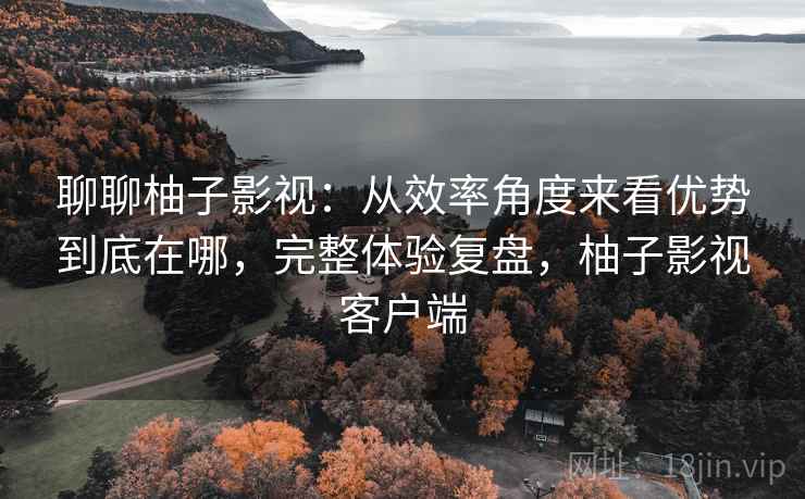 聊聊柚子影视：从效率角度来看优势到底在哪，完整体验复盘，柚子影视客户端